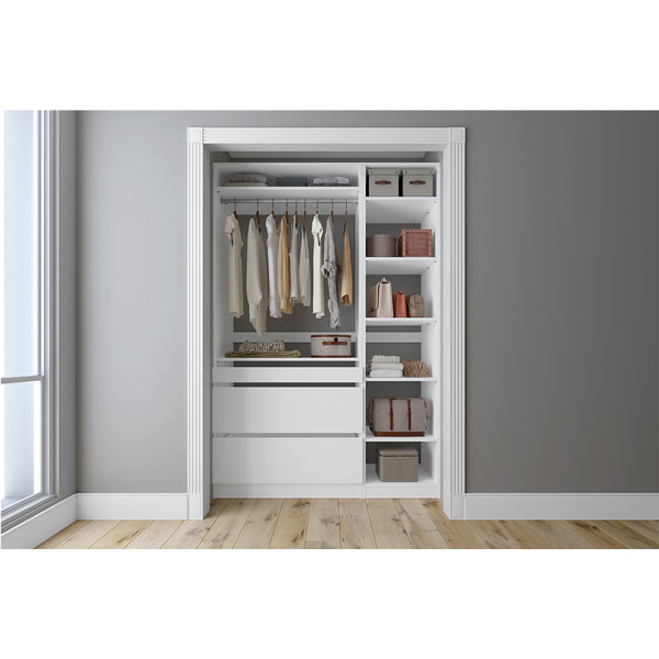 Closet & CO South Dakota 54" W Closet System ReachIn Sets Wayfair